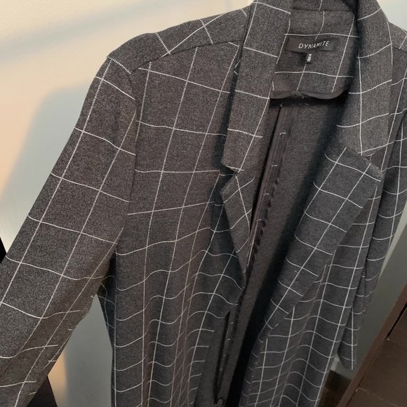 long plaid blazer - Picture 2 of 3